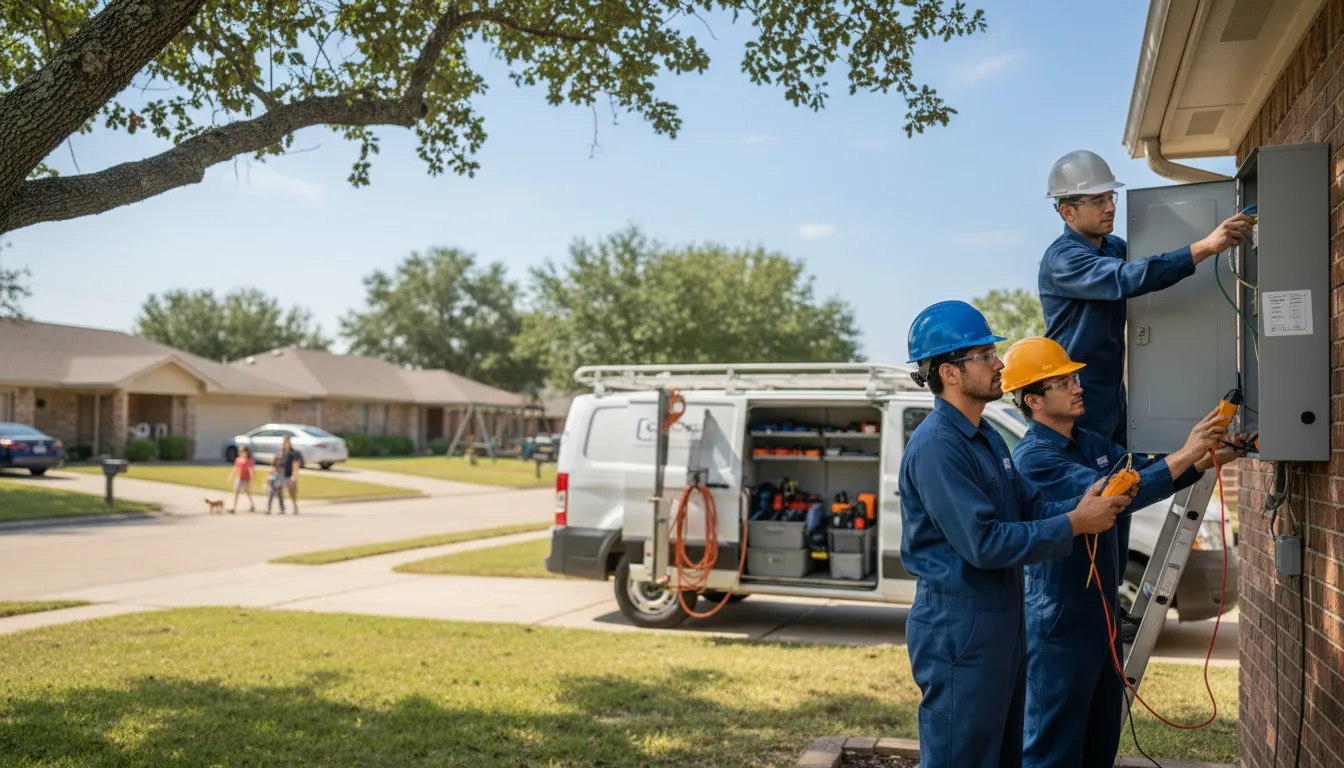 Certified electrician providing emergency electrical services in Mapleton, IL